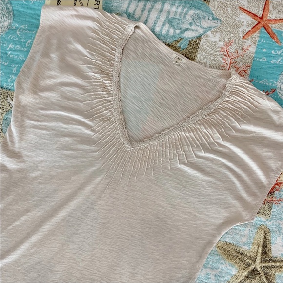 J. Crew Cap Sleeve Beaded Top Women’s Size XS - Picture 7 of 11